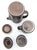 1960s Arabia Finland Stoneware "Ruska" Coffee Service Set Designed by Ulla Procopé, 15 Piece Set (For 6) For Sale - Image 14 of 15