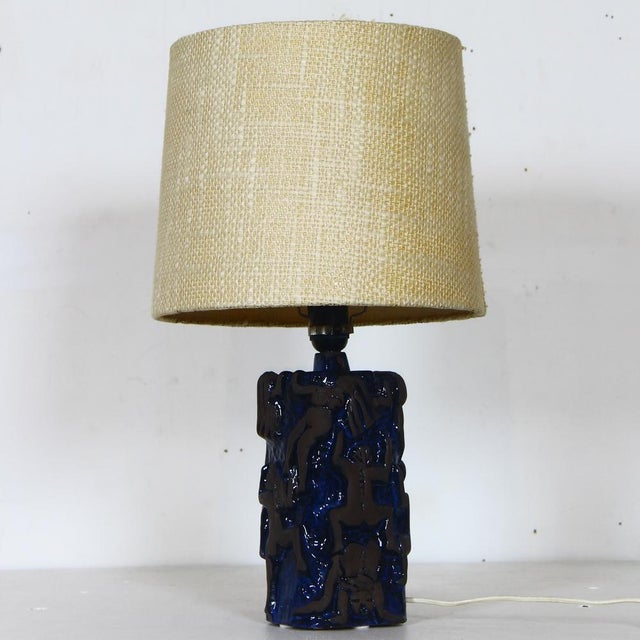 Table Lamp in Stoneware by Sys Marstrand for JIE Keramik, 1970s For Sale - Image 12 of 15