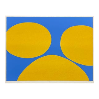 1970s Abstract Serigraph by Ney For Sale