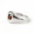 Not Yet Made - Made To Order Garnet Signet Gemstone Ring, 925 Silver Unisex Handmade Ring Us 7 For Sale - Image 5 of 5