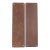 Pair of Vintage 10 In. Steel Commercial Door Push Plates For Sale