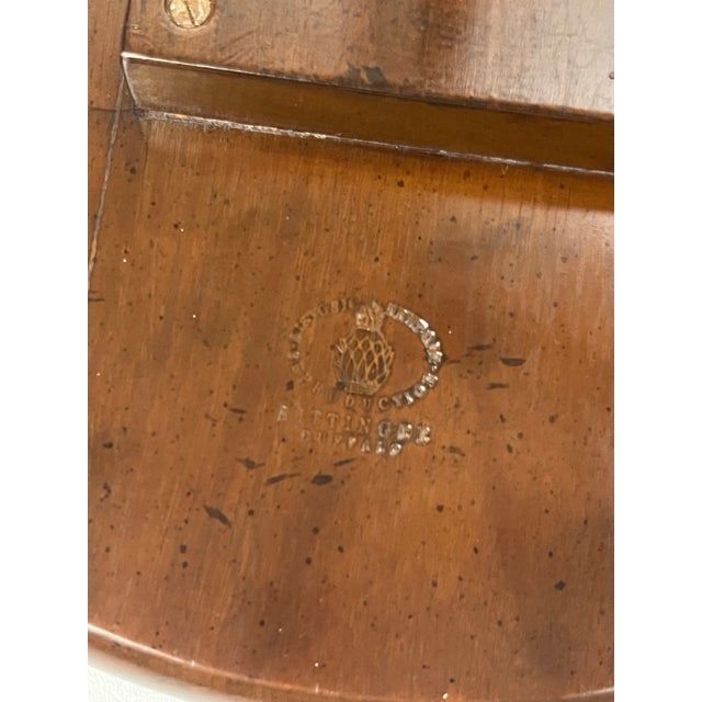 Mid 20th Century Kittinger Historic Newport Mahogany Dish-Top Candle Stand - Hn 27 For Sale - Image 10 of 11