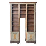 Early 18th Century Italian or Gustavian Paint Decorated Bookcase For Sale