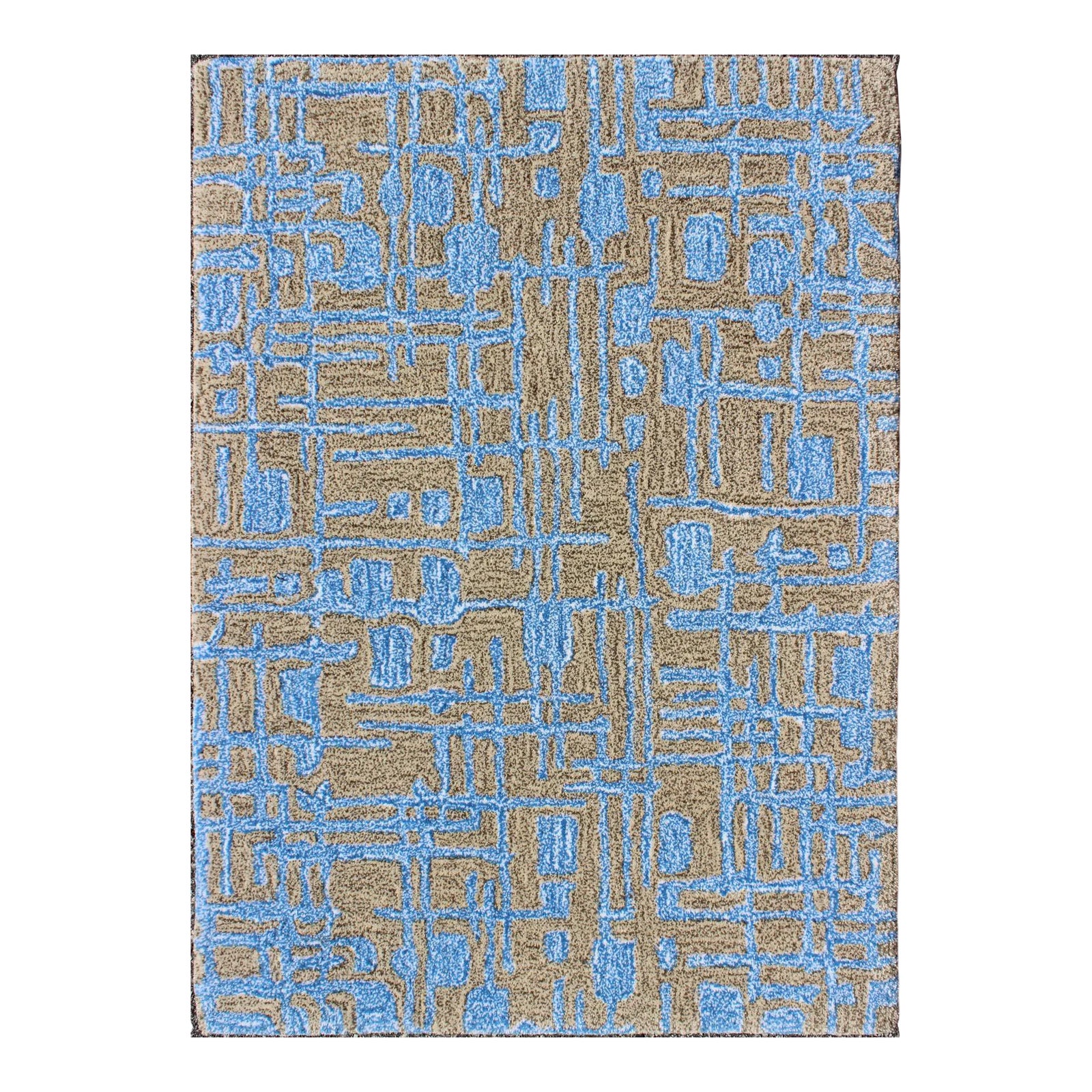 Keivan Woven Arts, IN-Saf-104, All-Over Modern Rug - 2′ × 3′ | Chairish