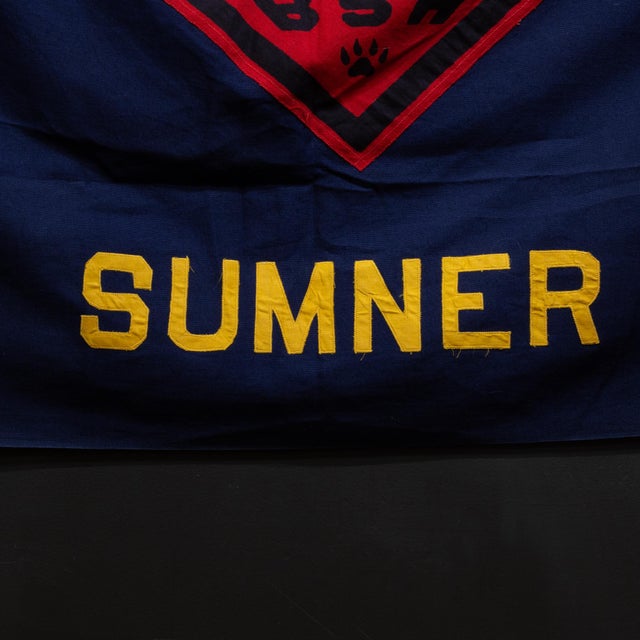 Vintage Cub Scouts Flag Troop, Sumner c.1950 For Sale - Image 4 of 6