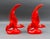 Mid 20th Century California Originals Pottery Pair of Vintage Mid-Century Modern Red Lava Glazed Fire Birds For Sale - Image 4 of 7