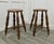 Victorian Elm Farmhouse Kitchen Stools, 1880, Set of 2 For Sale - Image 3 of 9