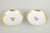 Royal Copenhagen Golden Basket, Pair of Compotes, 1970/80s. Beautiful pair of porcelain compotes from Royal Copenhagen’s...