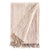 2020s Schumacher Moire Throw in Cream For Sale - Image 5 of 5