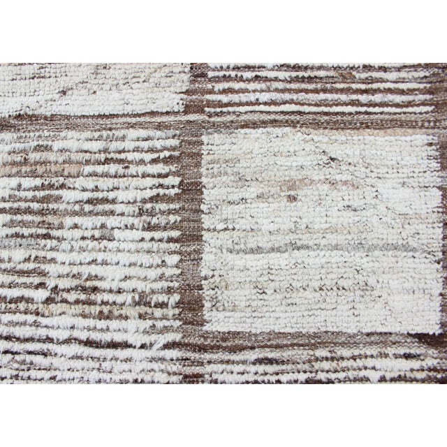 Textile Modern Checkerboard Piled Rug by Keivan Woven Arts 10'0 X 13'10 For Sale - Image 7 of 14