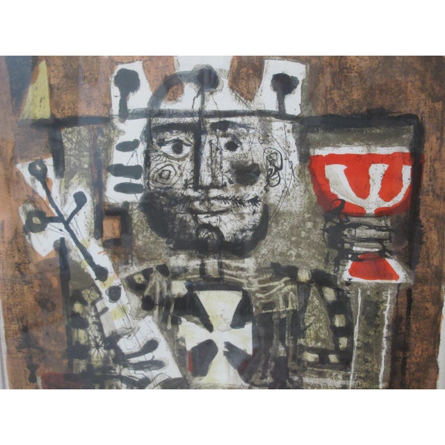 Antoni Clave Signed Limited Edition Hand Colored Lithograph Print Le Roi For Sale In Portland, OR - Image 6 of 8