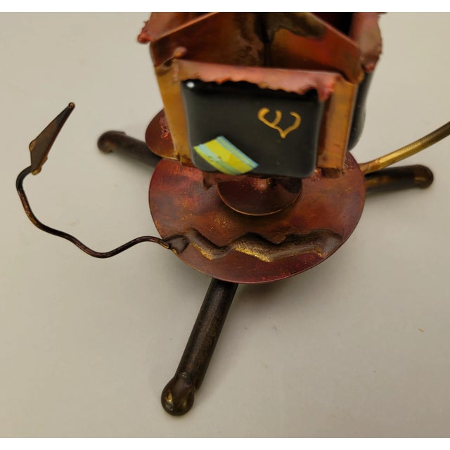 Artistic Metal Glass Dreidel For Sale - Image 10 of 11