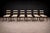 Beige Set of Six Chairs in Hardwood & Beige Leather, Unknown, 1950s For Sale - Image 8 of 12