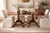 A stunning solid wild black cherry double pedestal dining table by Henkel Harris, originating from their Virginia...