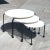 1980s Italian Memphis Style Nesting Tables — Set of 3 For Sale - Image 5 of 5
