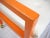 Orange Orange Cube Chairs on Casters - A Pair For Sale - Image 8 of 8