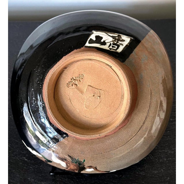 Rare Published Japanese Ceramic Bowl Makuzu Kozan with Original Inscribed Box - 2 Pieces For Sale In Atlanta - Image 6 of 12