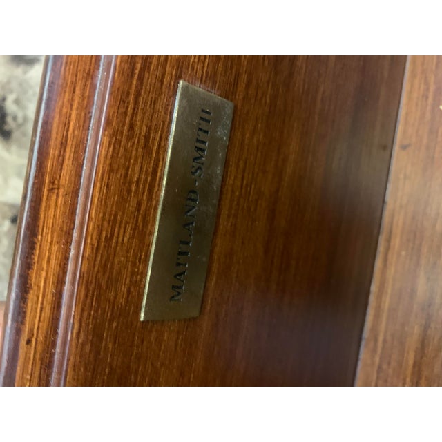 Mid 20th Century Maitland-Smith Leather Rectangle Box Sherwood Brass Mounts For Sale - Image 12 of 12