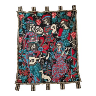 Vintage French Renaissance Tapestry/Wall Hanging For Sale