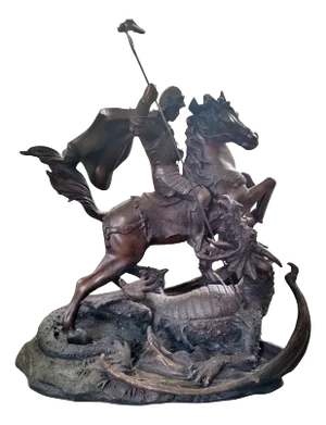 Bernt Notke, Saint George, Bronze