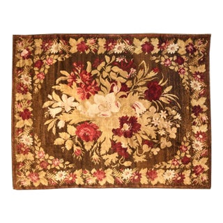 Antique Ukrainian Wool Rug For Sale