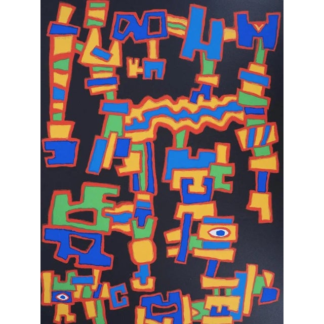 Modern Jacques Soisson, Tour of the Aztecs, Original Signed Screenprint For Sale - Image 3 of 6