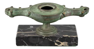 Mid 19th Century Italian Grand Tour Bronze Oil Lamp