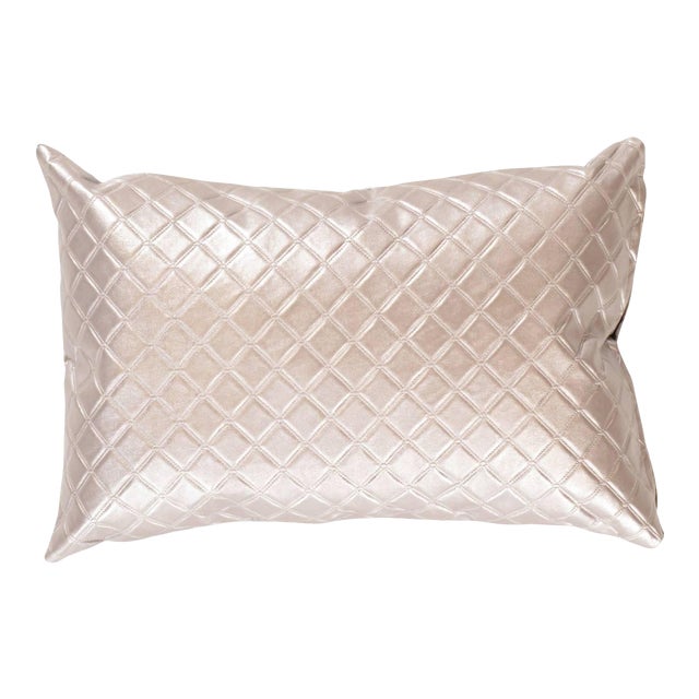 Pasargad DC Luxury Throw Laether Pu Dubble Side Pillow Cover For Sale
