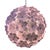 Contemporary Sputnik chandelier with pink lotus flowers blown in Murano glass. Hight italian craftamanship, italian...