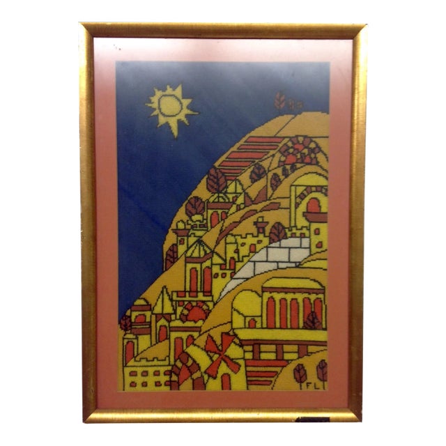 Mid-Century Tapestry After Fernand Ledger For Sale