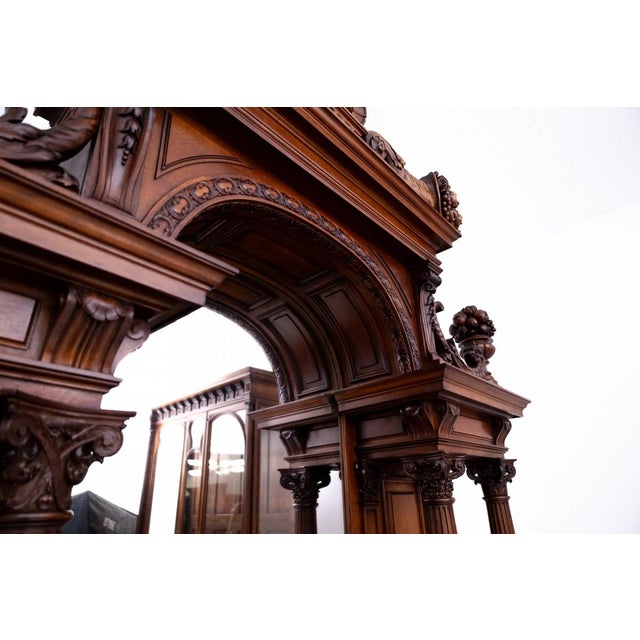Antique French Figural Cabinet, 1880 For Sale - Image 10 of 18