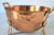 Mid 20th Century Vintage Copper & Brass Footed Colander W/ Handles For Sale - Image 5 of 7