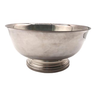 Vintage Gorham Silverplate Pedestal Revere Bowl For Sale