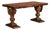 Antique Carved Walnut Burl Coffee Table, 20th Century For Sale