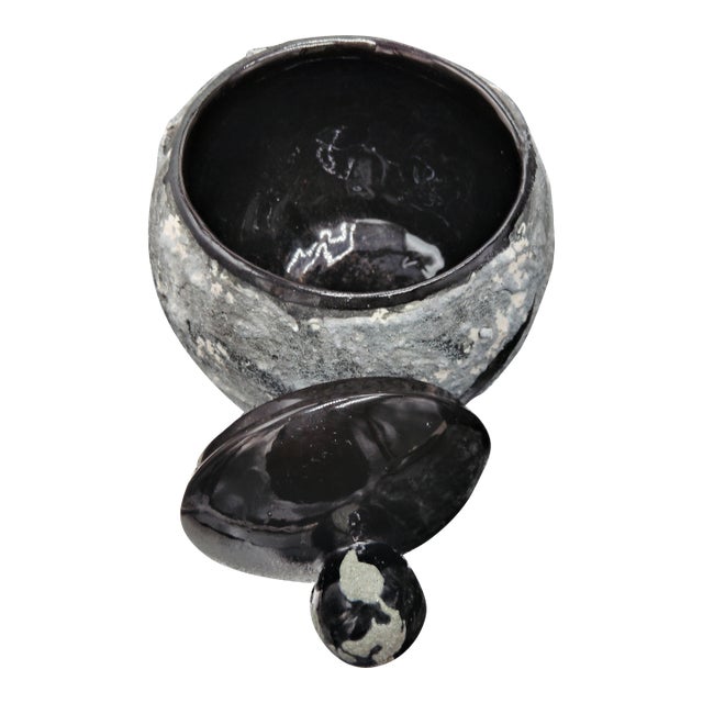 Set of 3, 197Helen Garriott -Earthrise Moon Jars For Sale