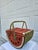 Mid-Century Modern Wicker Watermelon Picnic Basket For Sale - Image 6 of 11