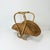 Wood Magazine Rack in Wicker from Vivai Del Sud, Italy, 1970s For Sale - Image 7 of 13