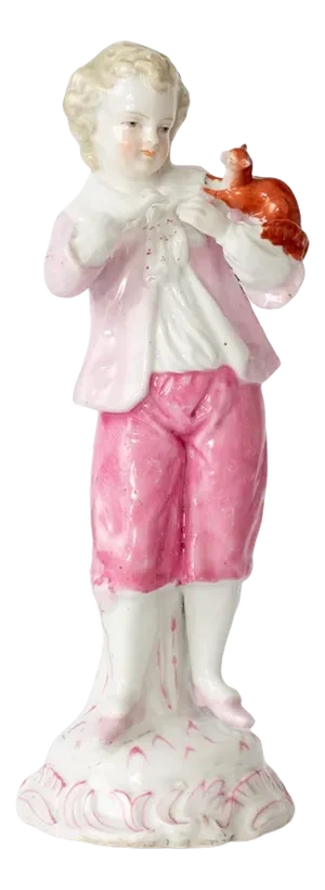 German Porcelain Figurine from Schmeisser Porzellan Manufaktur, 19th Century
