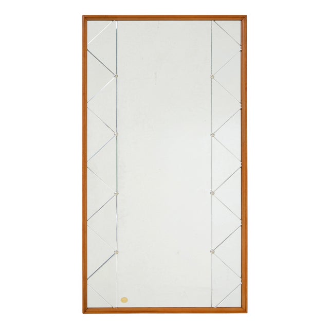 Mid-Century Modern Scandinavian Harlequin Mirrors by Kristall Nässjö, 1950 For Sale