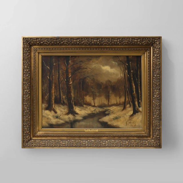 Henri Wouters, Hover en Flandre, 1920s, Oil on Canvas, Framed For Sale - Image 12 of 12
