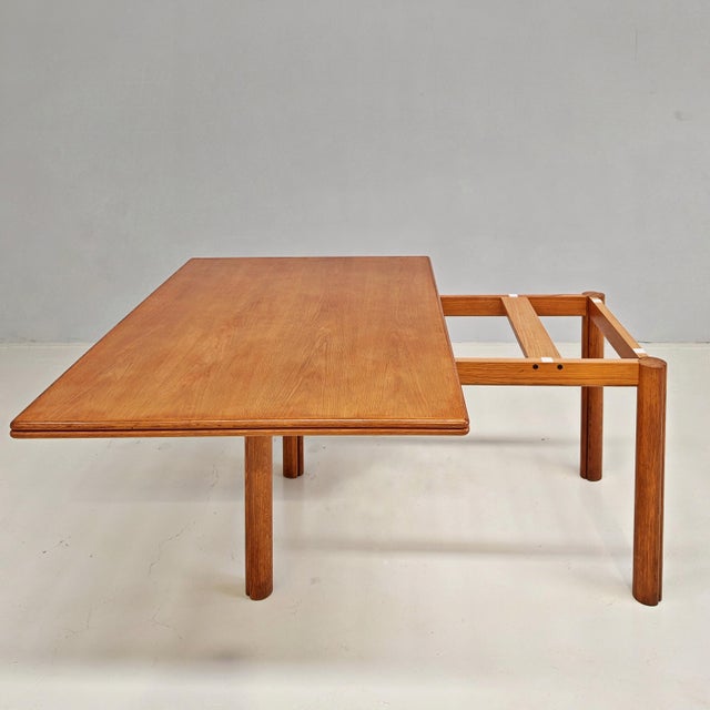1960s Nibay Extendable Table in Oak by Tobia and Afra Scarpa for Gavina, 1960s For Sale - Image 5 of 18