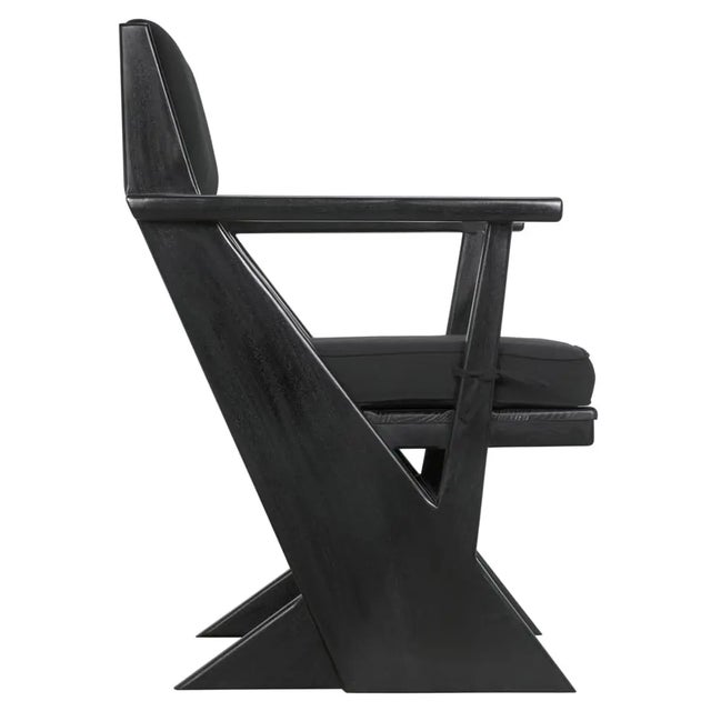Noir Madoc Arm Chair For Sale - Image 4 of 5