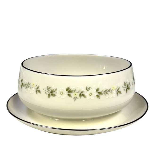 Contemporary 1960s Noritake 'Cornelia' Ivory China Retired Set-Service for 12 - 115 Pieces For Sale - Image 3 of 18