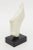 Stone Vintage Carrara Marble and Black Resin Abstract Sculpture, 1980's For Sale - Image 7 of 11