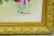 Pink Late 20th Century Mary Wilson French Hand Painted Porcelain Plaque Pink Rose Flower Painting (A) For Sale - Image 8 of 17