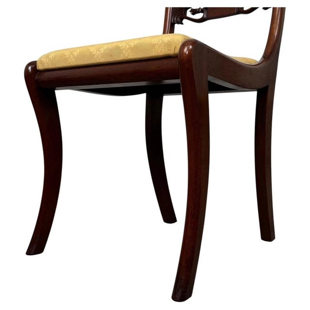 Antique Regency Style Dining Chairs, 1900s, Set of 10 For Sale - Image 6 of 10