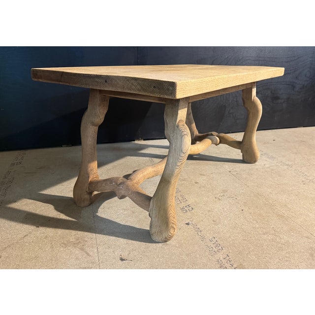 French Oak Coffee Table, 1920s For Sale - Image 4 of 11