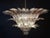 Mid-Century Modern Italian Palmette Ceiling Light | 3-Tier Murano Chandelier With 104 Smoked Glasses For Sale - Image 3 of 6