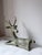 1930s Vintage Decorative Deer Statue Green Resting on the Ground For Sale - Image 5 of 9