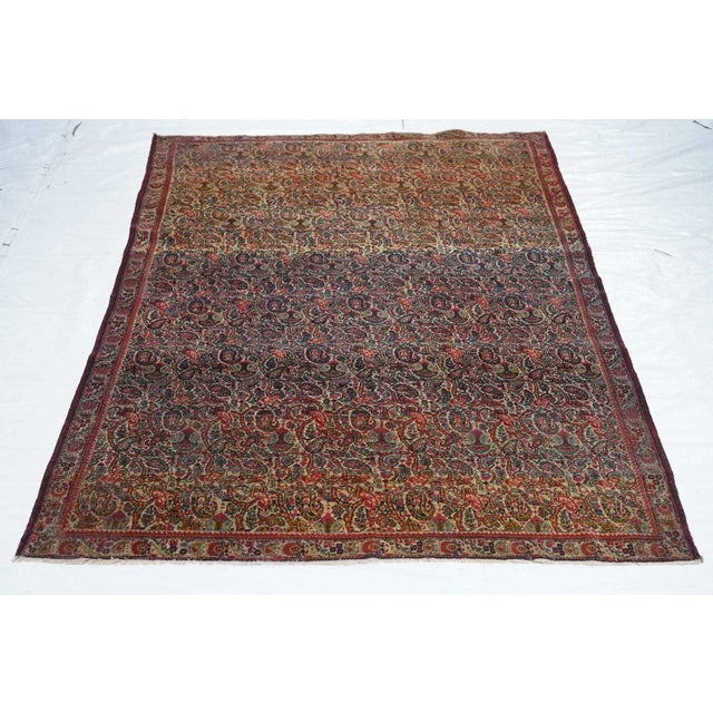 Antique Malayer 4'3'' X 6'5'' For Sale - Image 11 of 12